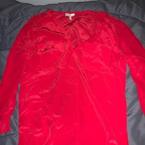 red joie blouse